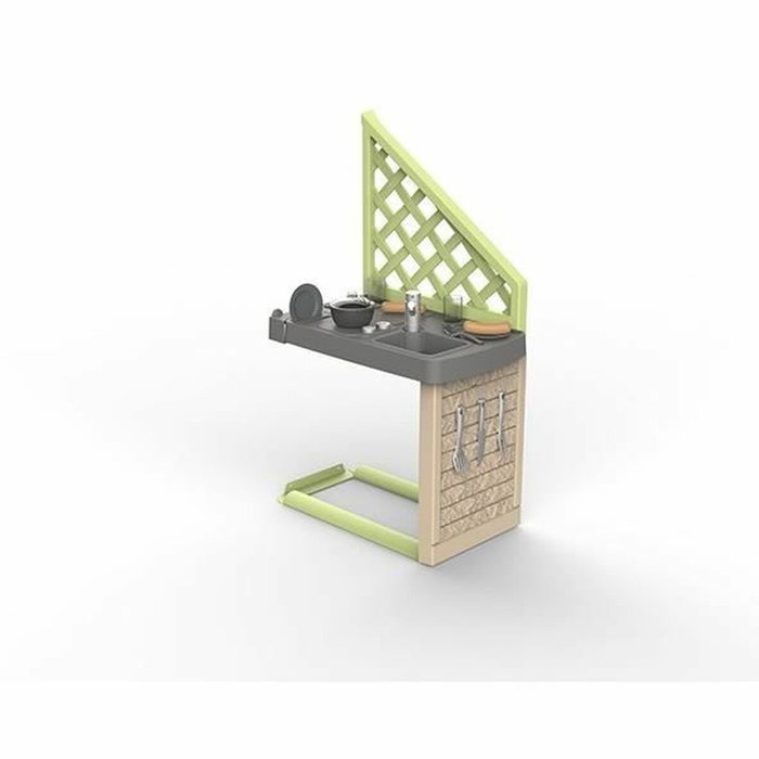 Smoby Life Cuisine d'Été Vert, gris et beige Smoby Life Cuisine d'Été Vert, gris et beige