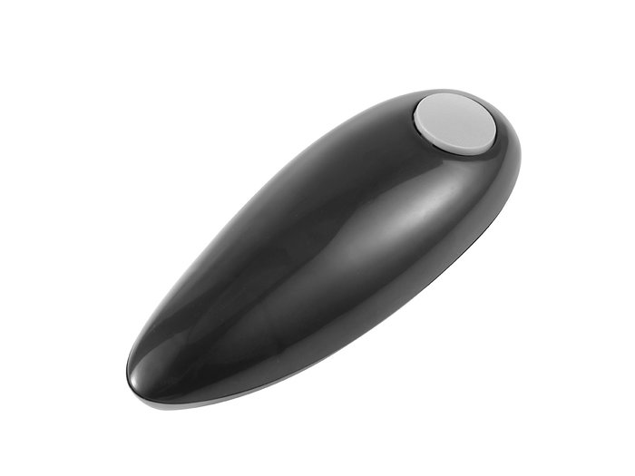 Kinvara Ouvre-boîte électrique noir 16,5 x 6,5 x 4,5 cm plastique ABS acier piles 2xAA non incluses (Set de 18)