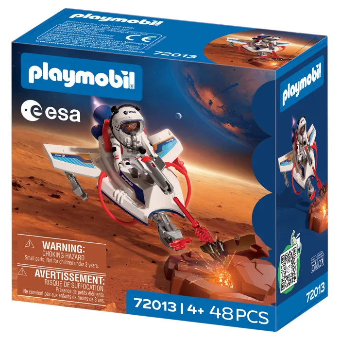 Playmobil 72013 Vaisseau spatial de l'ESA, Figurine de l'Espace, Jouet de Construction 48 Pièces, Dès 4 Ans
