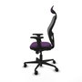 Piqueras y Crespo 2D036N1 Chaise de Bureau avec Appui-tête Violet