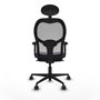 Piqueras y Crespo 2D036N1 Chaise de Bureau avec Appui-tête Violet