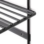 Emuca Porte-fer et planche à repasser, Acier, Gris anthracite