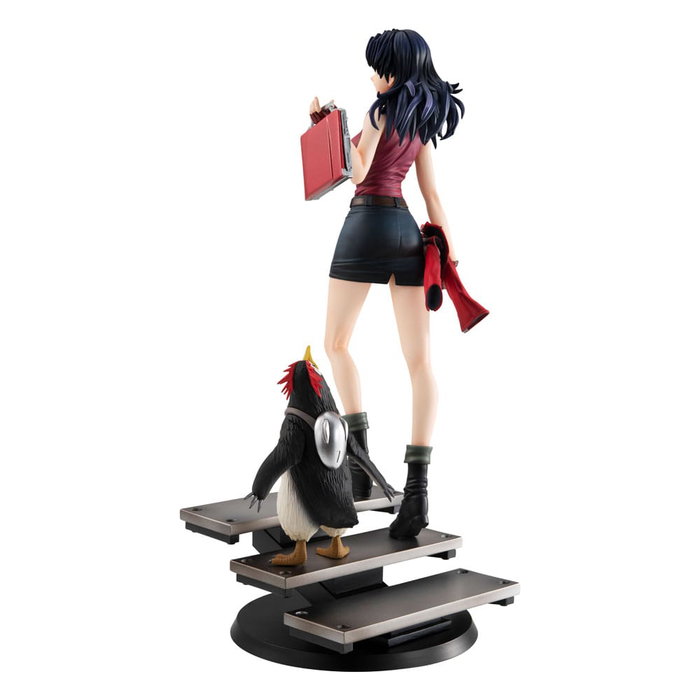 Megahouse Rebuild of Evangelion Statuette Gals Misato Katsuragi & Pen Pen 25 cm