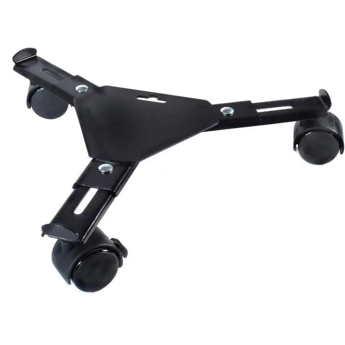 Nature Support de Pot Roulant Extensible - Support Roulant avec 3 Branches en Métal Époxy Noir Mat, Charge Max 75 kg, Adapté aux Pots Ronds et Carrés Nature Support de Pot Roulant Extensible - Support Roulant avec 3 Branches en Métal Époxy Noir Mat, Charge Max 75 kg, Adapté aux Pots Ronds et Carrés