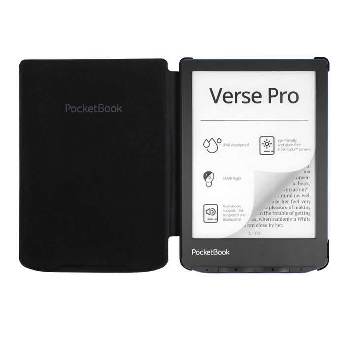 Pocketbook Shell Series Verse+ Coque Noir - Housse Protection 6 pouces pour liseuse Pocketbook Shell Series Verse+ Coque Noir - Housse Protection 6 pouces pour liseuse
