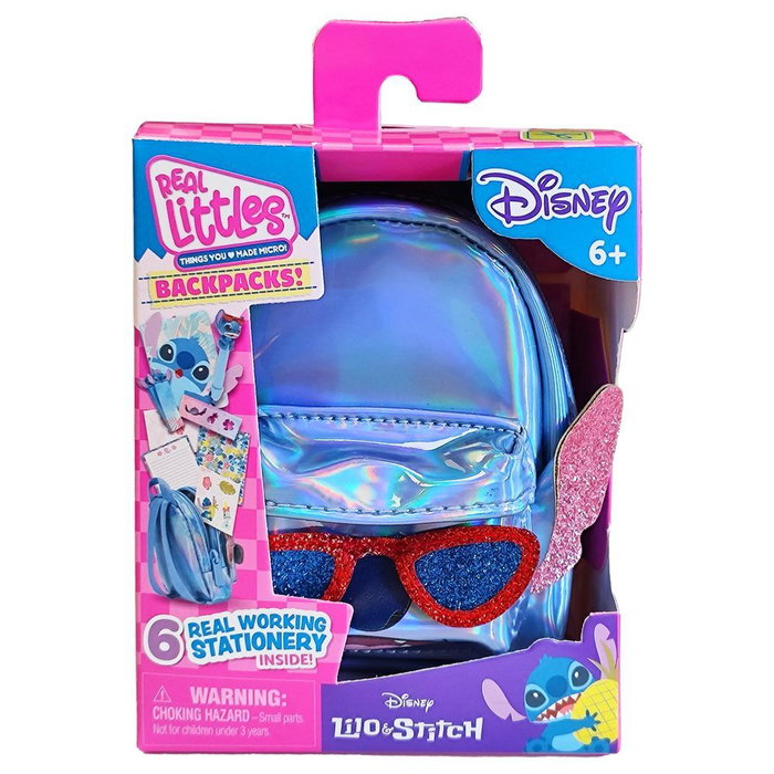 CEFA Mini sac à dos Stitch Disney Holographique Bleu