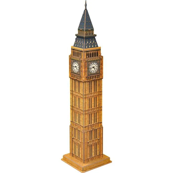 Explora Puzzle 3D Big Ben pour enfants dès 5 ans - 44 pièces - Modèle à assembler sans colle - Dimensions : 51,7 cm