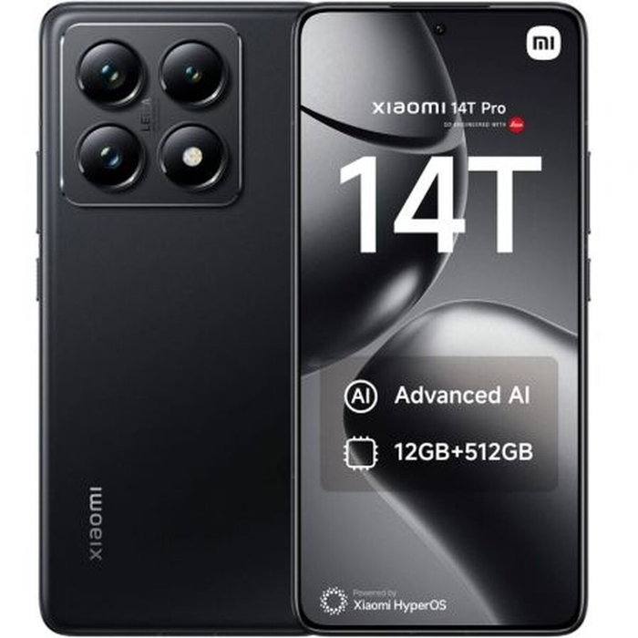 Smartphone Xiaomi 14T Pro 5G 6,67" 12 GB RAM 512 GB Noir Smartphone Xiaomi 14T Pro 5G 6,67" 12 GB RAM 512 GB Noir