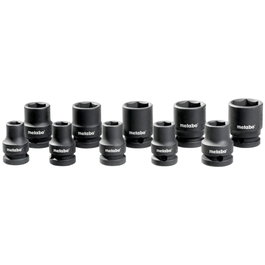 Metabo Jeu de clés à douille 1/2'' antichoc, 10 pièces