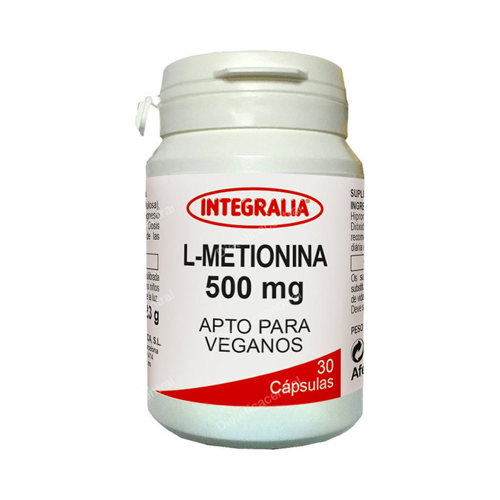 INTEGRALIA L-Méthionine 500 mg 30 capsules INTEGRALIA L-Méthionine 500 mg 30 capsules