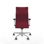 Piqueras Y Crespo Fauteuil Albacete, mécanisme synchrone, tissu granat