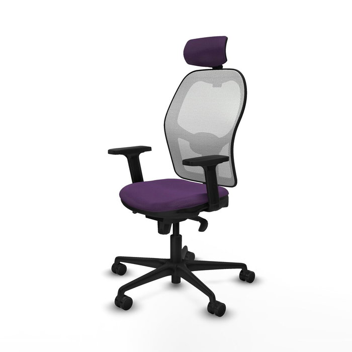 Piqueras y Crespo 2D036N2 Violet - Chaise de Bureau avec Appui-tête Piqueras y Crespo 2D036N2 Violet - Chaise de Bureau avec Appui-tête