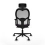Piqueras y Crespo 2D036N2 Violet - Chaise de Bureau avec Appui-tête
