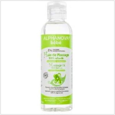 ALPHANOVA Huile de massage bébé BIO 100ml ALPHANOVA Huile de massage bébé BIO 100ml