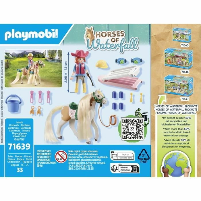Playmobil 71639 Horses of Waterfall - Ellie avec son cheval