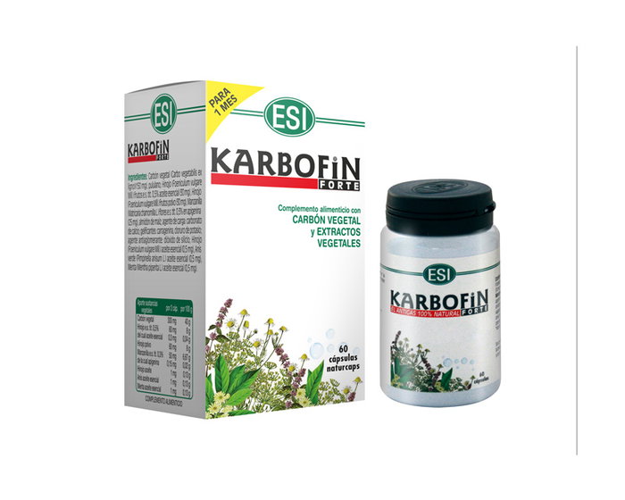 TREPATDIET-ESI KARBOFIN FORTE 60 capsules TREPATDIET-ESI KARBOFIN FORTE 60 capsules