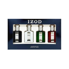 Izod Legacy Set - Coffret Parfum pour Homme - 4 Eaux de Toilette de 15 ml (Blanc, Vert, Rouge, Bleu)