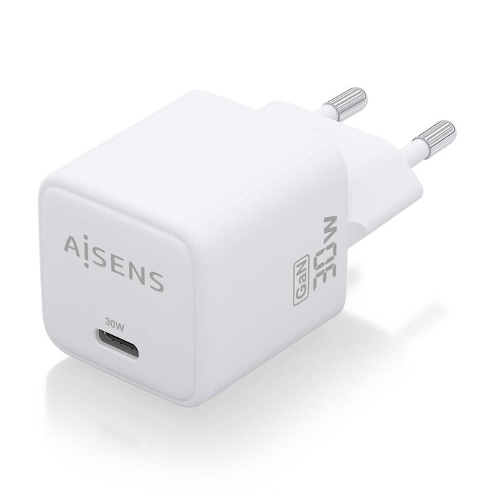 Chargeur mural Aisens ASCH-30W1P035-W Blanc Multicouleur 33 W