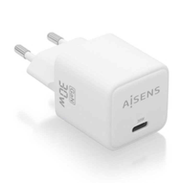 Chargeur mural Aisens ASCH-30W1P035-W Blanc Multicouleur 33 W