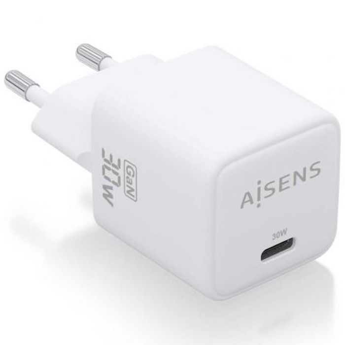 Chargeur mural Aisens ASCH-30W1P035-W Blanc 30 W (1 Unité) Chargeur mural Aisens ASCH-30W1P035-W Blanc 30 W (1 Unité)