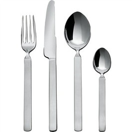 Alessi Service de couverts Dry 24 pièces en acier inoxydable 18/10
