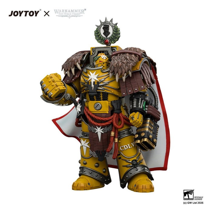 Joy Toy (CN) Warhammer figurine Imperial Fists Lord Castellan Evander Garrius, The Tyrant of Cthonia 14 cm