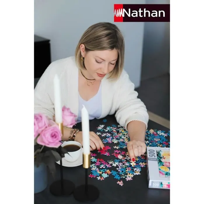 Nathan Puzzle 500 Pièces Souvenirs de Mickey - Disney - pour Adultes et Enfants à partir de 12 ans - Réf. 12000969 Nathan Puzzle 500 Pièces Souvenirs de Mickey - Disney - pour Adultes et Enfants à partir de 12 ans - Réf. 12000969