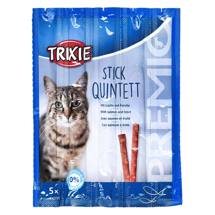 Trixie Collation pour Chat TX-42725 Saumon Poisson 5 x 5 g Trixie Collation pour Chat TX-42725 Saumon Poisson 5 x 5 g