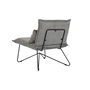 Fauteuil DKD Home Decor 66 x 78 x 75 cm Noir Gris Métal