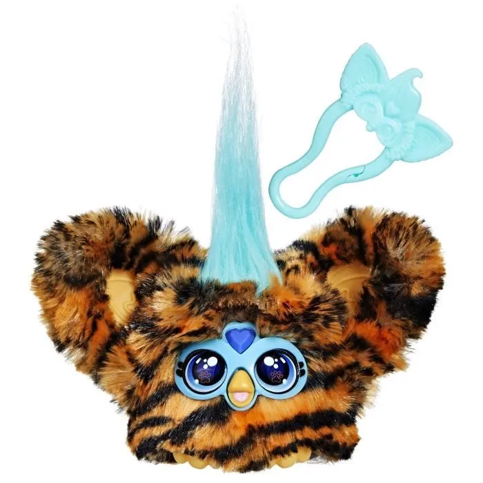 Hasbro Furby Furblets Ty-Bee Mini Peluche Électronique Tigre Orange Interactif Plus de 45 Sons à partir de 6 Ans