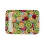 Quid Plateau Rectangulaire Habitat en Polypropylène, Décoré, 32x23x1,7 cm, 12 Unités