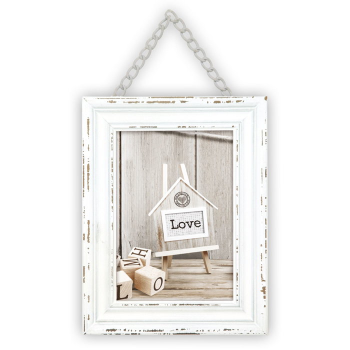 Zep Rivoli Cadre en bois blanc 10x15 cm Zep Rivoli Cadre en bois blanc 10x15 cm