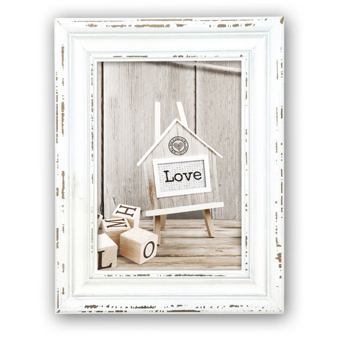 Zep Rivoli Cadre en bois blanc 10x15 cm Zep Rivoli Cadre en bois blanc 10x15 cm