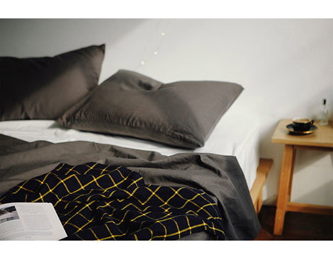 Dailylike Tissu en flanelle de coton à carreaux Might Navy 1,10m x 3m