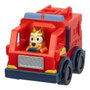 Moose Minicoches Bluey - 4 Véhicules de Course Populaires - Jeu en Espagnol et Portugais pour Enfants dès 3 Ans