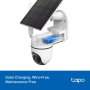 TP-Link Tapo C615G Caméra de sécurité WiFi extérieur 4G LTE avec panneau solaire, batterie intégrée, vision nocturne couleur 2K 3MP, IA, audio bidirectionnel, IP65