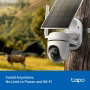 TP-Link Tapo C615G Caméra de sécurité WiFi extérieur 4G LTE avec panneau solaire, batterie intégrée, vision nocturne couleur 2K 3MP, IA, audio bidirectionnel, IP65