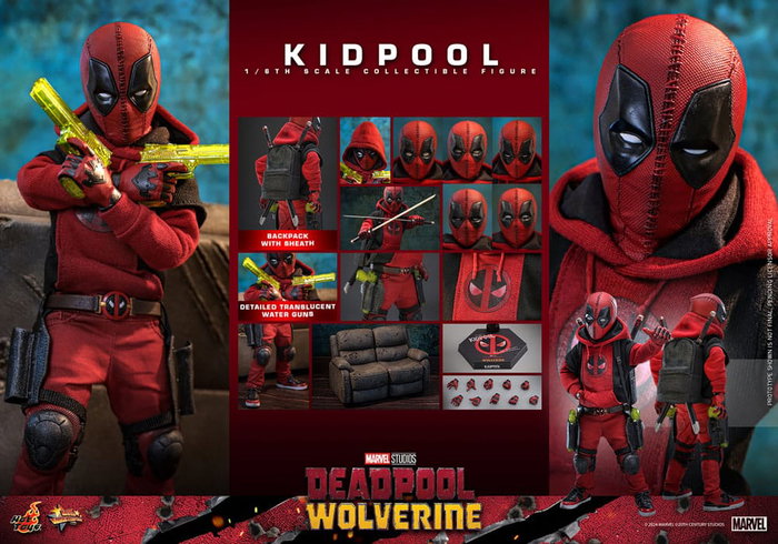 Deadpool & Wolverine Movie Masterpiece figurine 1/6 Kidpool 22 cm Deadpool & Wolverine Movie Masterpiece figurine 1/6 Kidpool 22 cm