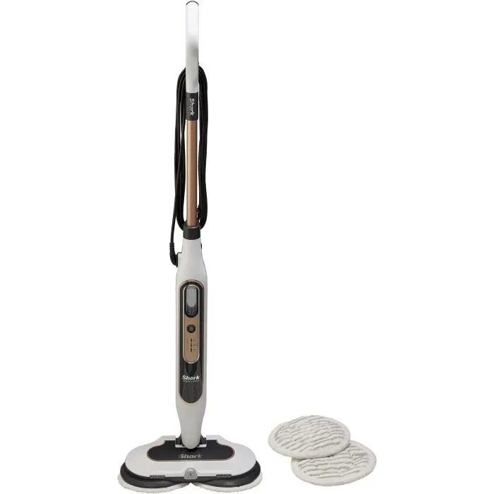 Shark S8201EU Balai Vapeur Automatique Steam Mop - 2 Tampons Rotatifs, 3 Réglages Vapeur, Mode Steam Blaster - Élimine Taches et Saletés Shark S8201EU Balai Vapeur Automatique Steam Mop - 2 Tampons Rotatifs, 3 Réglages Vapeur, Mode Steam Blaster - Élimine Taches et Saletés