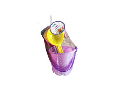 Marbueno Set de Plage Cube avec Accessoires 9x9x18 cm Couleur Assortie Jardin et Plage MARBUENO SUMMER 10400