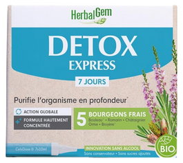 HERBALGEM YEMOCOMPLEJOS DETOX EXPRESS BIO 7X10 ML