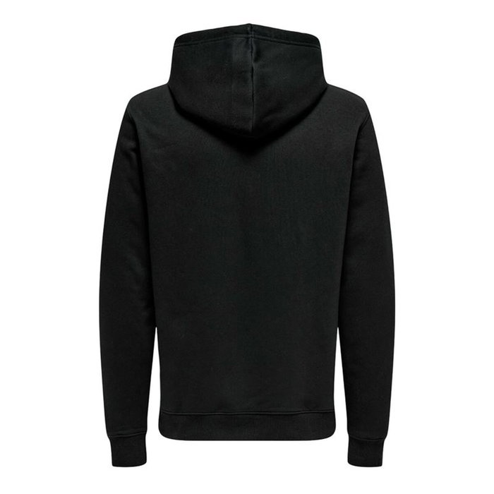 Sweat à capuche homme Only & Sons Onsdawson Reg Hoodie Vd Noir