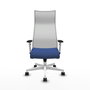 Piqueras y Crespo Chaise de Bureau Albacete Bleu Marine et Blanc
