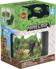 Minecraft set mug & chaussettes