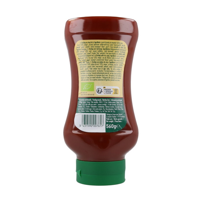 Danival Ketchup Bio Sans Sucre 560g