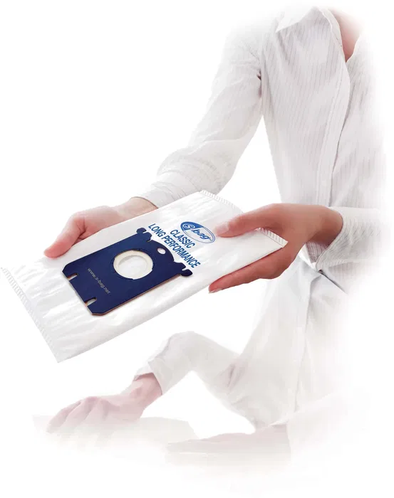 Philips FC8021 - Lot de 4 sacs aspirateur S-bag Classique Longue Performance - Compatible Philips, Electrolux, AEG, Volta, Tornado - Haute filtration