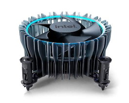 Intel - 600 - Ventilateur de processeur avec socket LGA 1700, 6150 rpm, 4-pin, radiateur en aluminium et cuivre