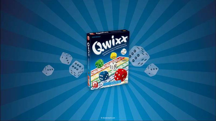 Fournier Jeu Qwixx - Jeu de cartes et de dés en carton - À partir de 3 ans Fournier Jeu Qwixx - Jeu de cartes et de dés en carton - À partir de 3 ans