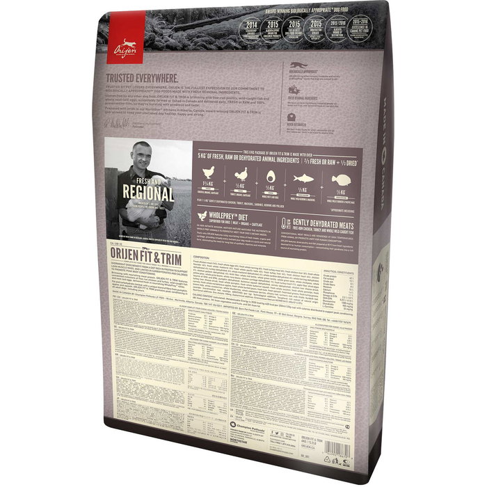 Nourriture Orijen Fit&Trim Adulte Poulet Dinde Poisson Agneau 11,4 Kg Nourriture Orijen Fit&Trim Adulte Poulet Dinde Poisson Agneau 11,4 Kg