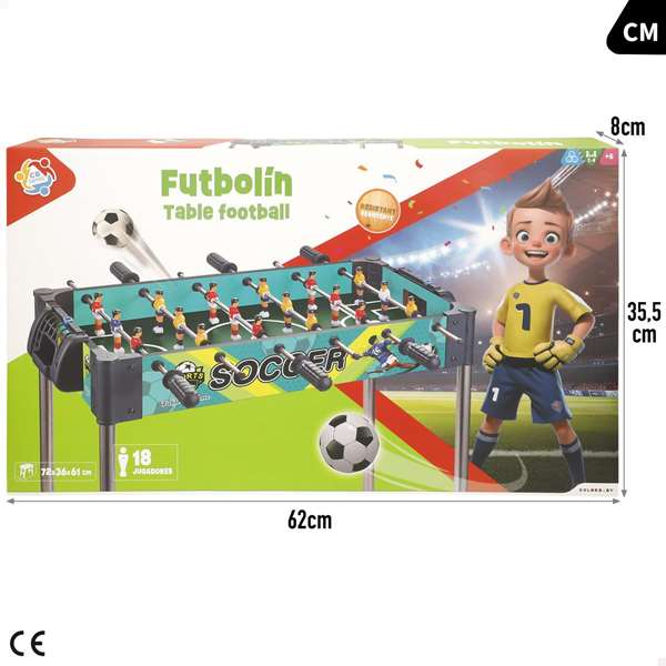 Color Baby Futbolin Mesa Soccer Sport 72x36x61cm